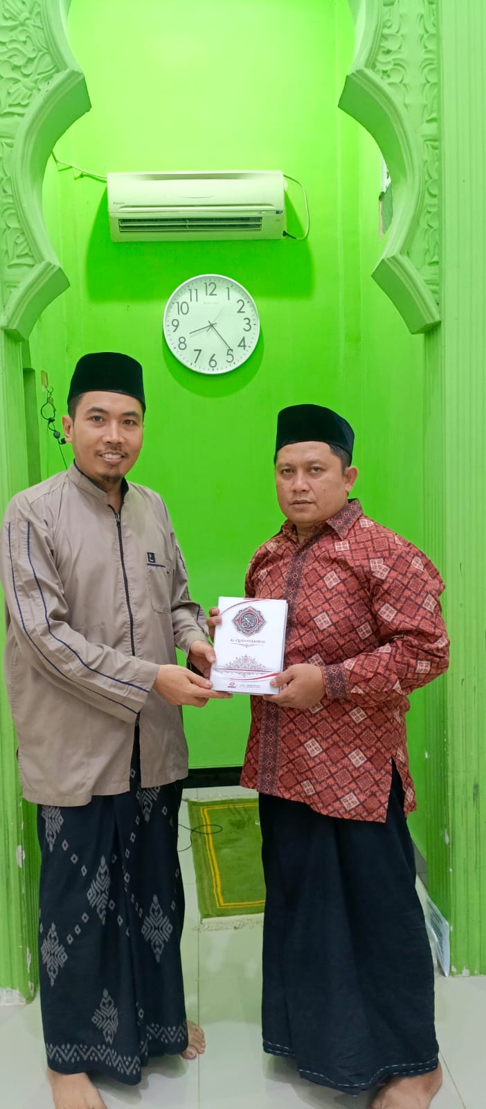 Donasi mushaf tahfidz Alqur'an